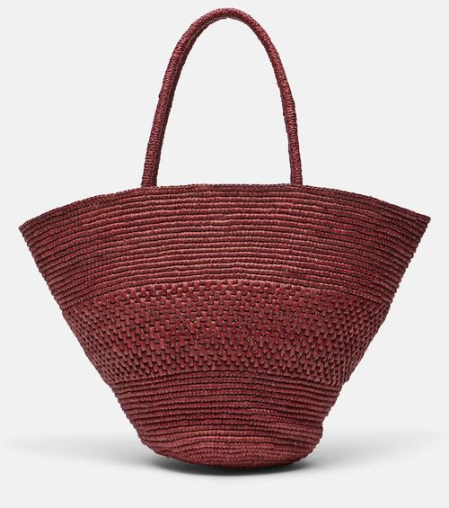 Emilie raffia basket bag