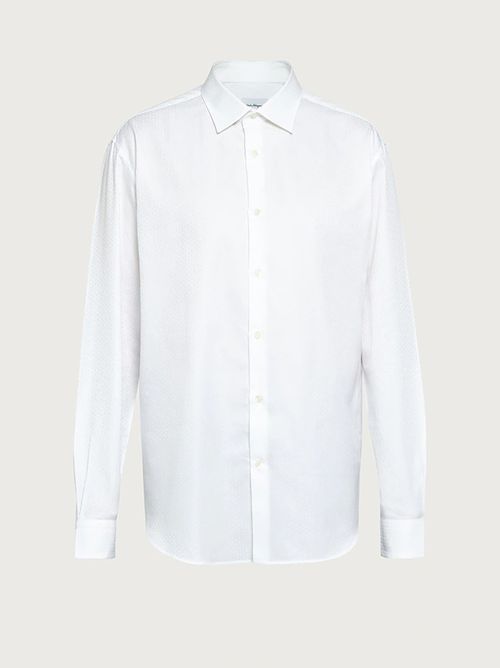 Logo print shirt - White