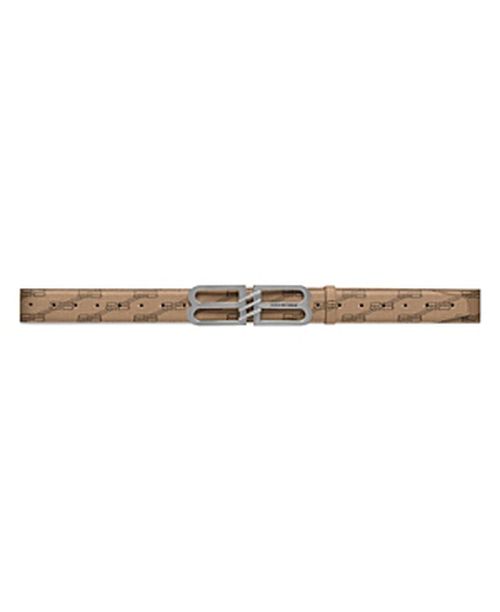 Bb Signature Belt Bb Monogram Coated Canvas