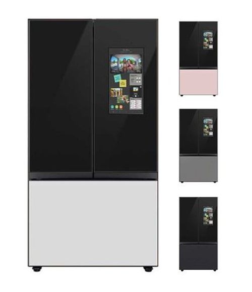 Open Box BESPOKE 30 cu. ft. 3-Door French Door Smart Refrigerator with Family Hub - Custom Panel Ready