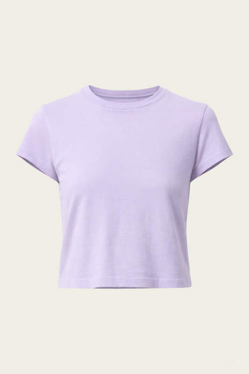 Adine Shrunken Tee in Lilac