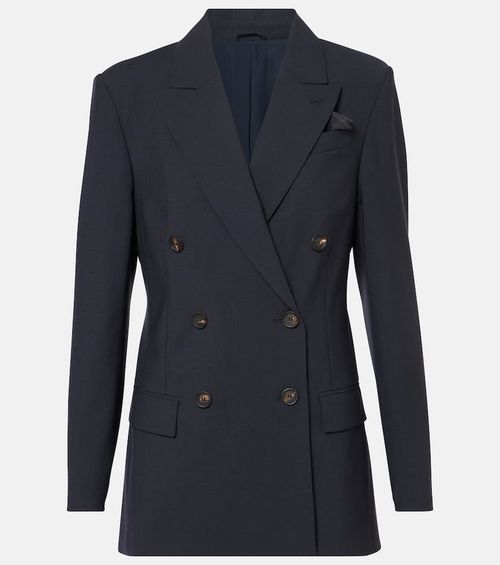 Wool-blend blazer