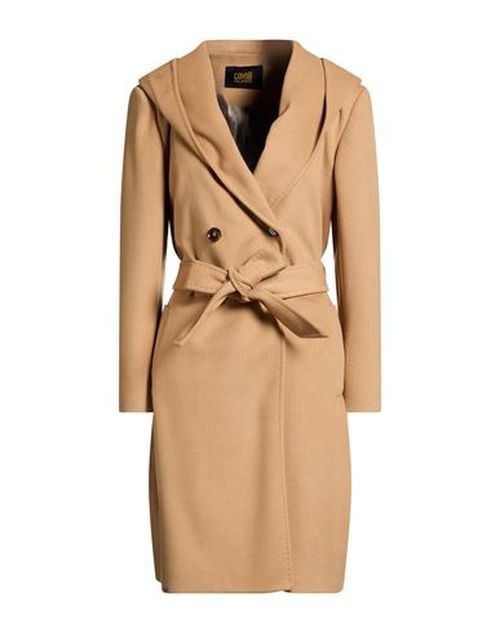 Woman Coat Camel Size 8 Wool, Polyester, Acrylic