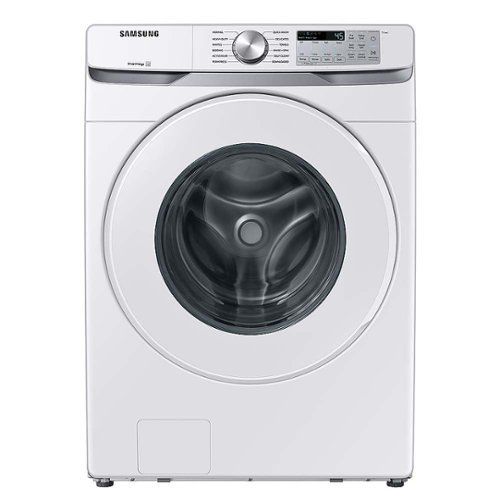 Samsung 5.1 Cu. Ft. High-Efficiency Stackable Smart Front Load Washer with Vibration Reduction Technology+ - White