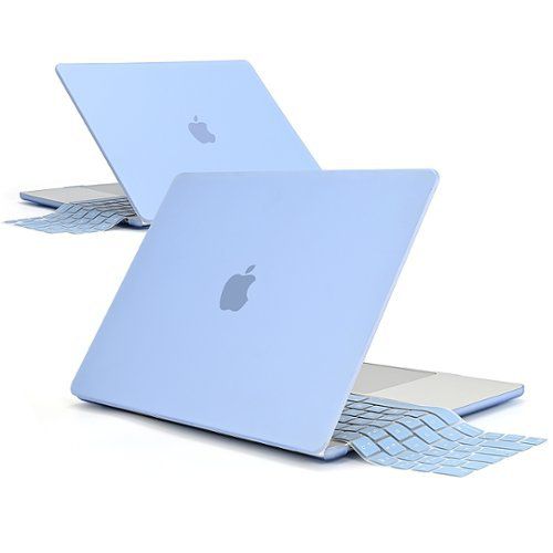 "MacBook case for 2023-24 MacBook Air 15"" with Apple M2/M3 Chip-Serenity Blue - Serenity Blue"