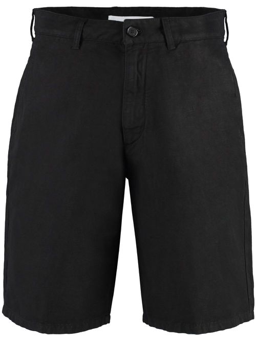 Department 5 logo-patch bermuda shorts - Black