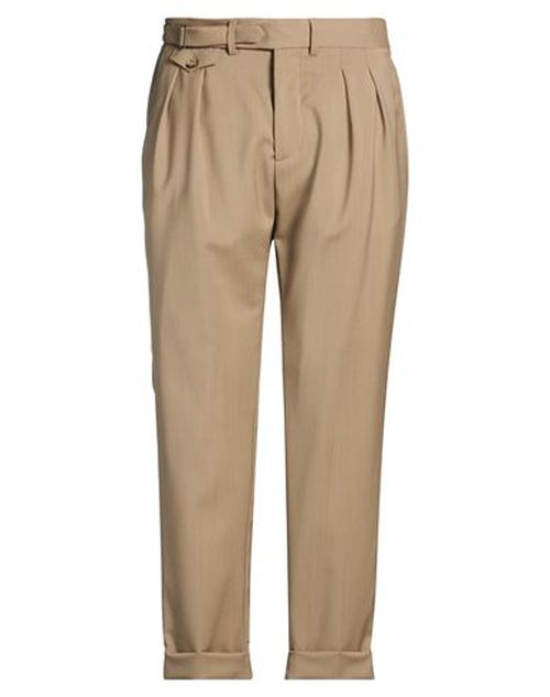 Man Pants Sand Size 32 Wool, Elastane