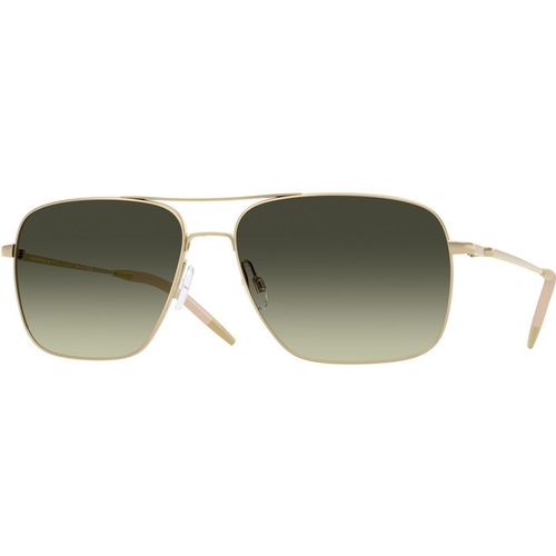 Oliver Peoples Man Oliver Peoples OV1150S CLIFTON 5035BH Sunglasses Metal Gold Green G15 Squared Norma