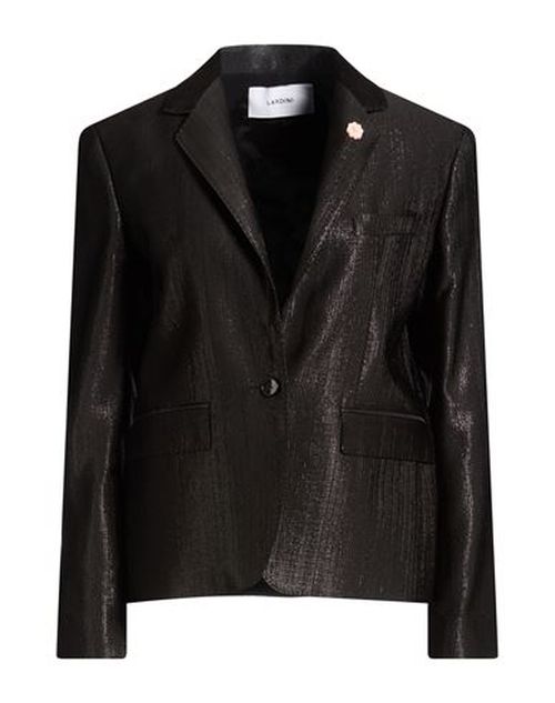 Woman Blazer Black Size 6 Wool, Polyester, Nylon