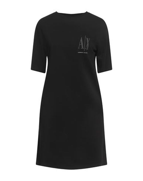 Woman Mini dress Black Size L Cotton