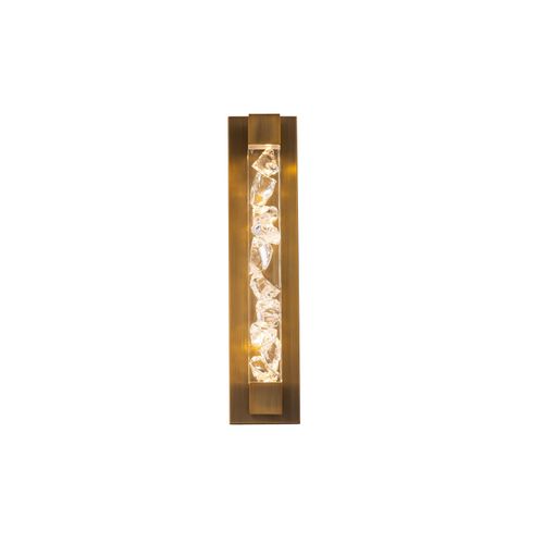 Aged Brass LED Vanity from the Terra Collection
