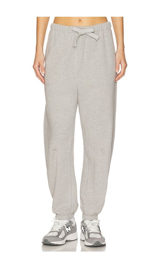 NILI LOTAN Dulce Sweatpant in Light Grey. S. Also in