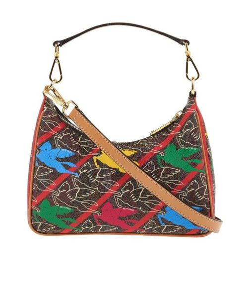 motif-print shoulder bag