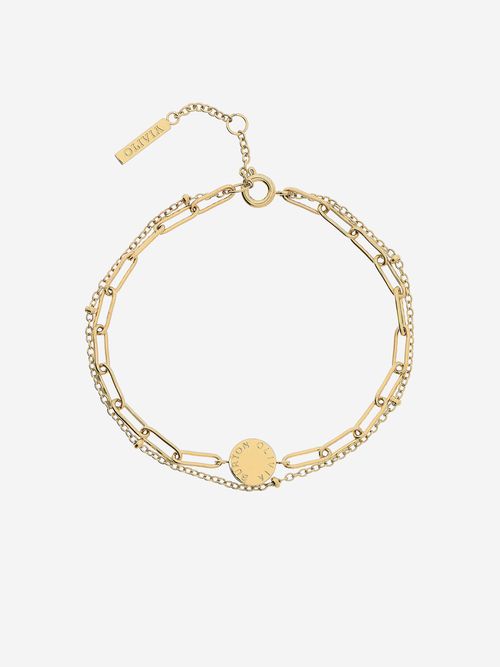 Illusion Stacking Bracelet in Gold (165mm) One size By Childsplay Clothing