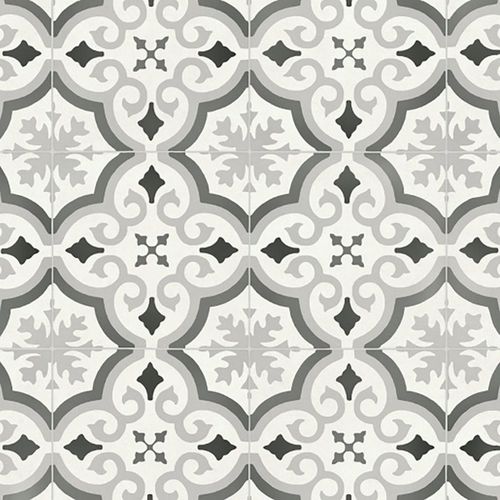 Silver Grey Designer Effect 3.5mm Vinyl Flooring Sheet-4mX4m
