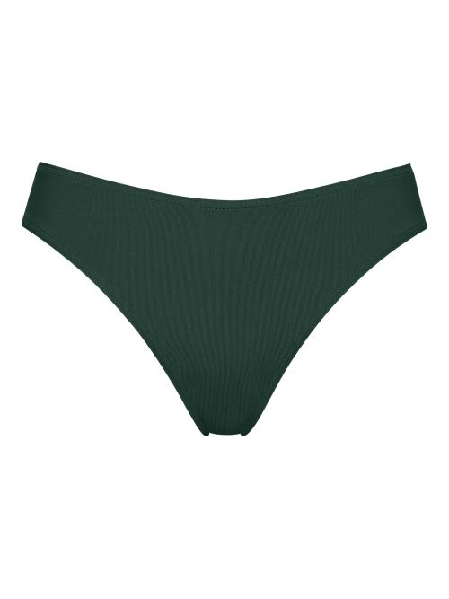 Coulisses High-Waisted Brief — Dark Green