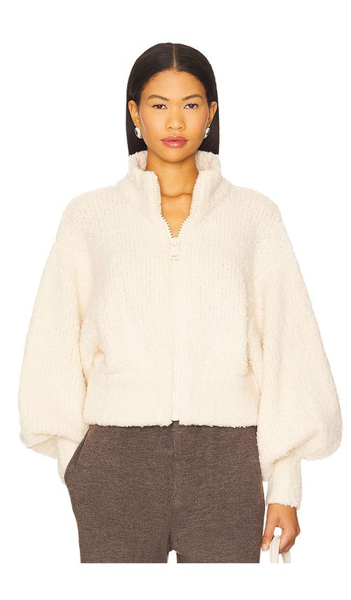 Zimmermann Boucle Bomber in Cream.  4/XL. Also in 0/XS, 1/S