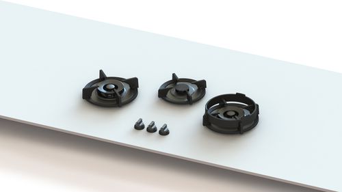 Pitt Cooking Colo Black Edition 21" Natural Gas Drop-In Cooktop COLO3BTNG