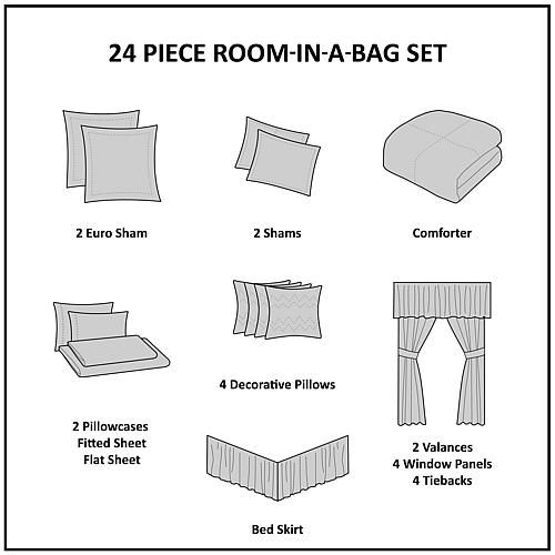 Essentials Brystol 24 Piece Room in a Bag