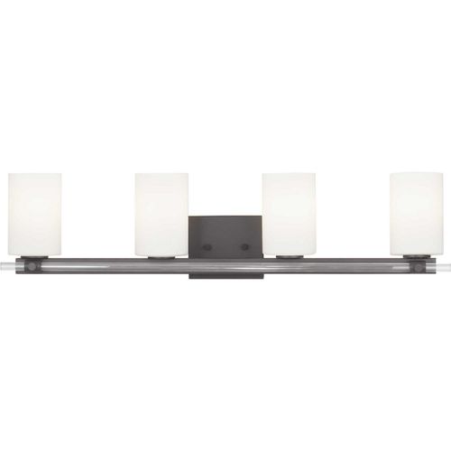 Black Four Light Bath from the Lisbon Collection