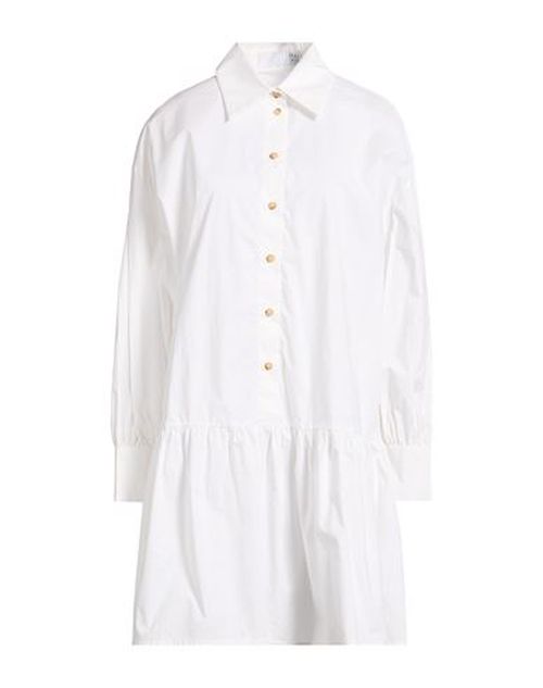 Woman Mini dress White Size 4 Cotton