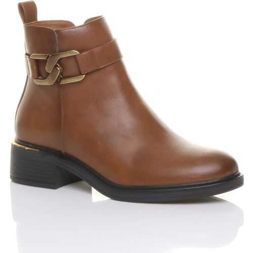 Low  Heel   Ankle Boots