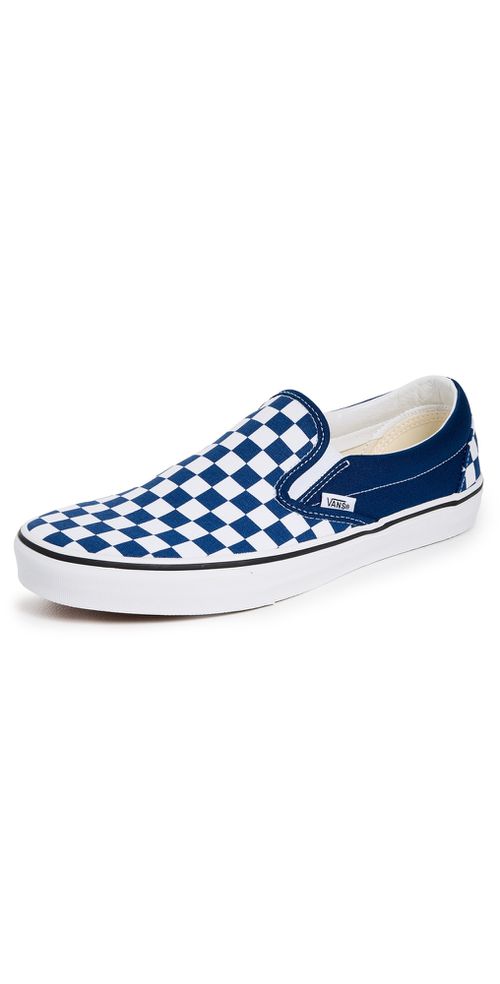 U Classic Slip-On Sneakers Checkerboard True Blue W