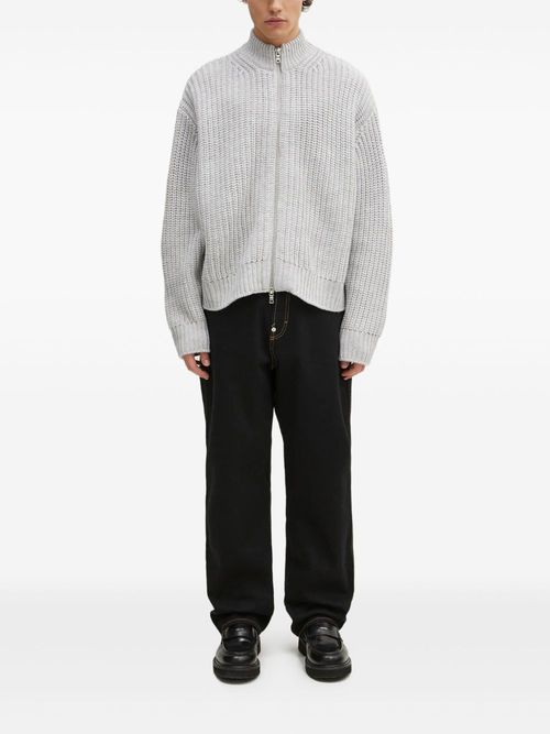 Zip-up cardigan - Grey