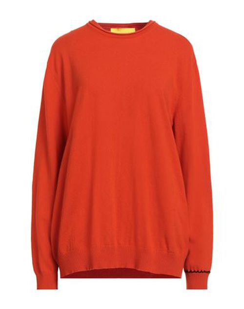 Inspired By Woman Sweater Orange Size M Polyester, Merino Wool, Viscose, Cashmere