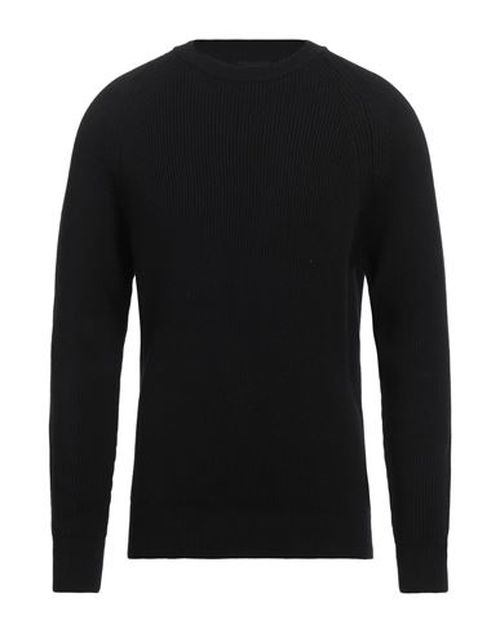 Alpha Studio Man Sweater Black Size 46 Wool