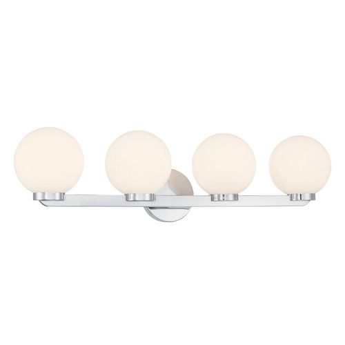 Chrome Bathroom Vanity Light from the Ardeva Collection