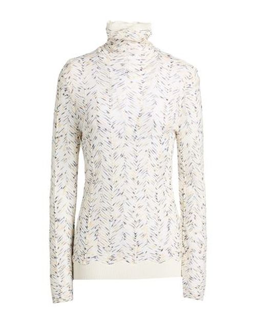 Woman Turtleneck Beige Size 0 Wool, Viscose
