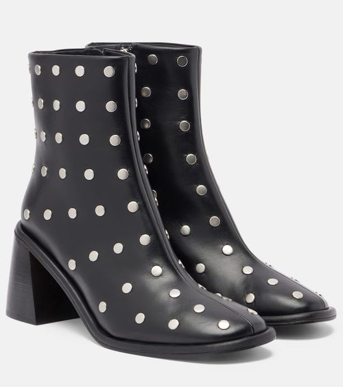 Kima 80 studded leather ankle boots