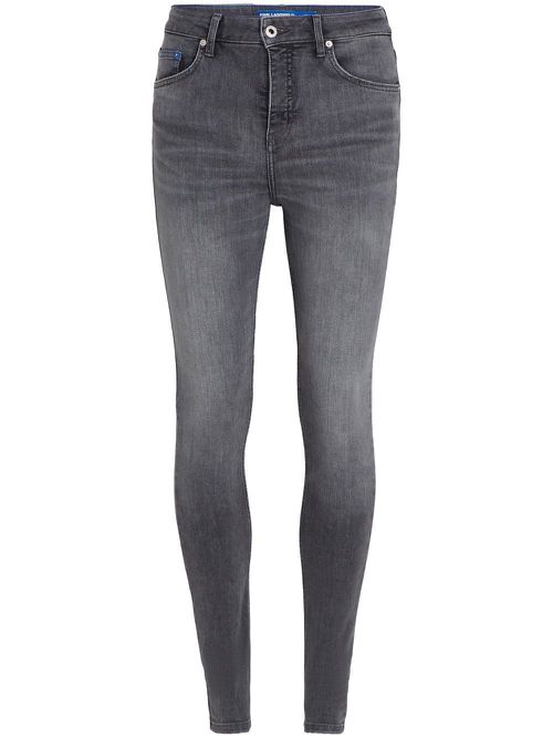 High-rise skinny jeans - Black