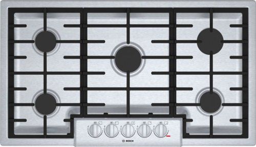 "800 Series 36"" Built-In Gas Cooktop with 5 burners and OptiSim - Stainless Steel"