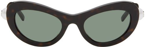 Givenchy Brown 4G Pearl Sunglasses