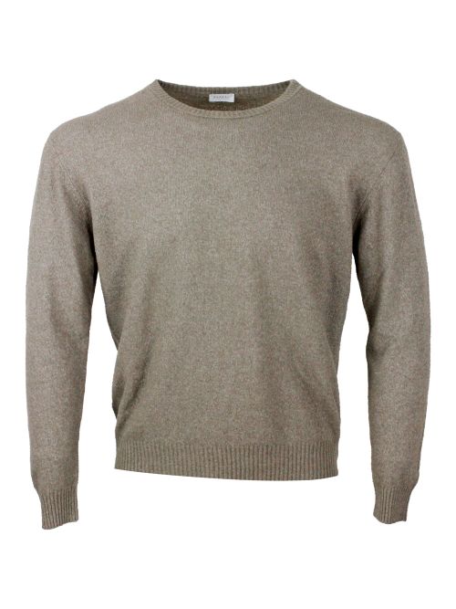 04651-A TRIP IN A BAG Sweaters Beige 65co 35pa - Men