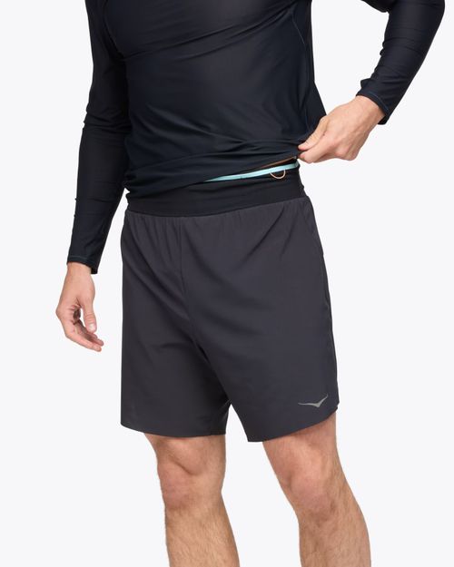 HOKA Men's Skyglide Short in Black