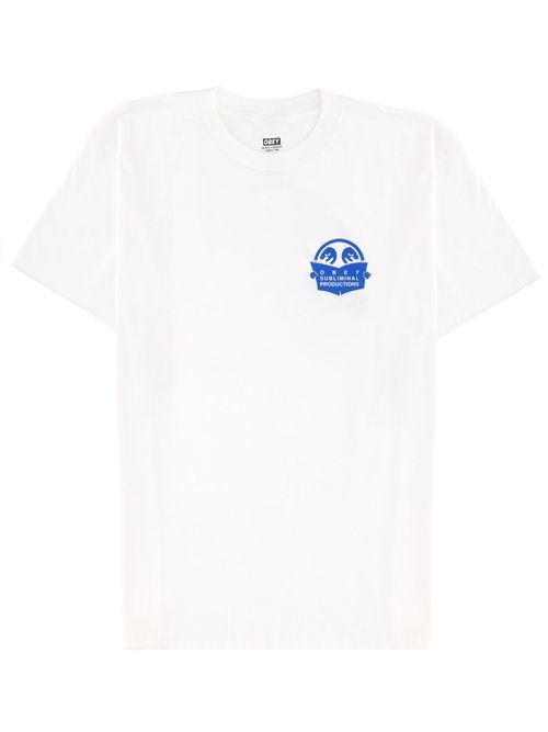 Obey White Cotton T-Shirt
