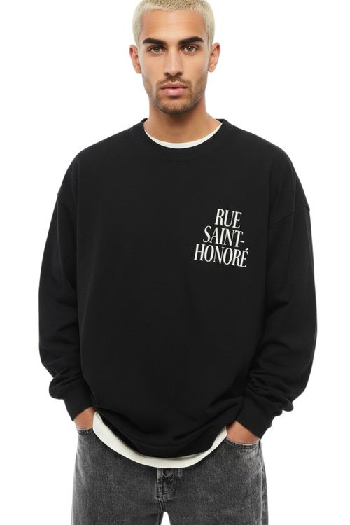 Black Crew Neck Sweatshirt
