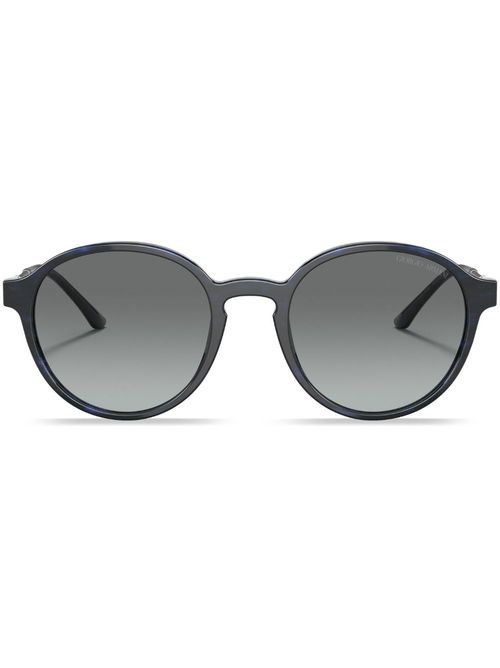 Panto round-frame sunglasses - Black