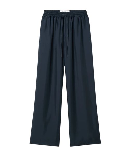 Wide Leg Silk Pants