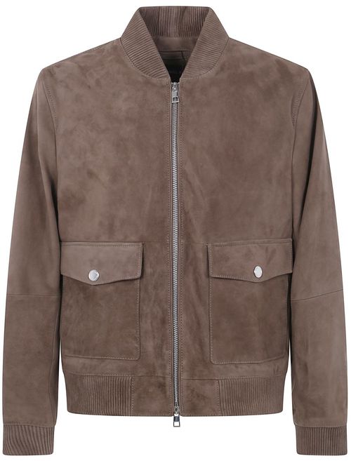 Suede Bomber Jacket