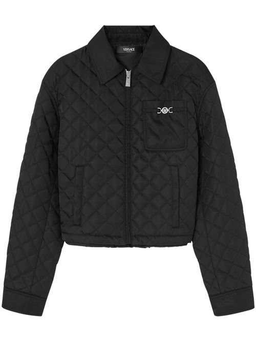 Quilted puffer jacket - Black