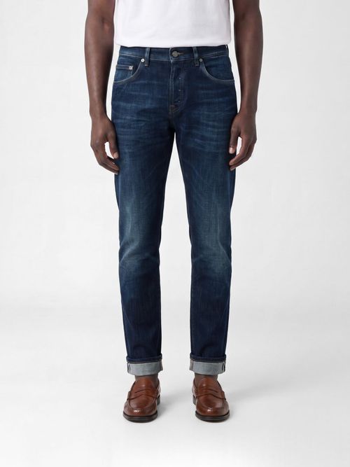 Pants Men color Blue