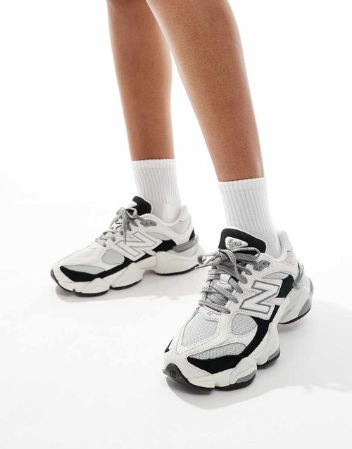 9060 sneakers in white and black