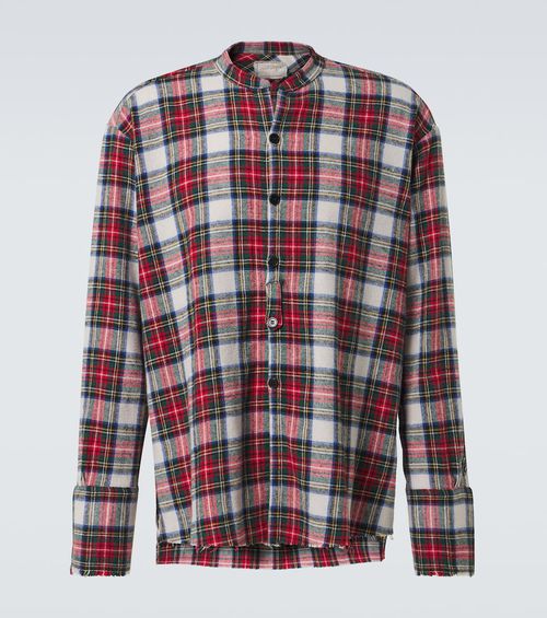 Plaid cotton shirt