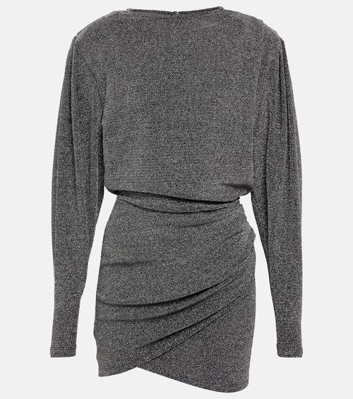 Benedicte metallic knit minidress