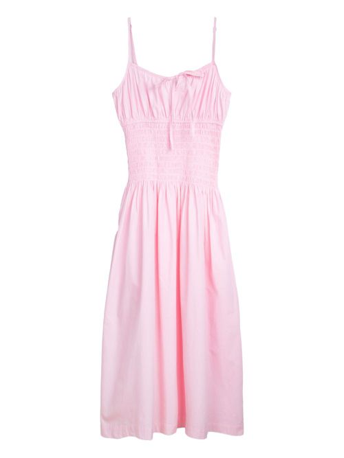 Barbara smocked maxi dress - Pink