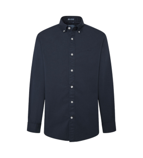 Pepe Jeans for man. PM308728 Manley navy shirt (L), Casual, Cotton, Long sleeve